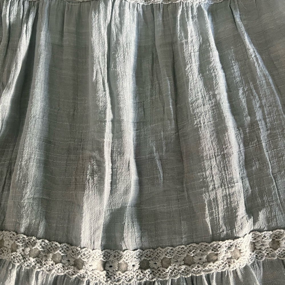 BALTIC BORN WOMEN’S DUBLIN EMBROIDERED TIERED MAXI DRESS BLUE SIZE XS NWT - Picture 14 of 15
